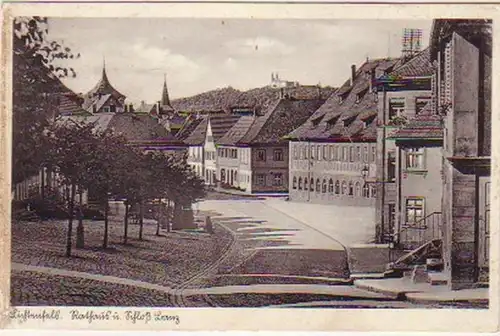 18260 Ak Lichtenfels Rathaus und Schloß Banz 1940