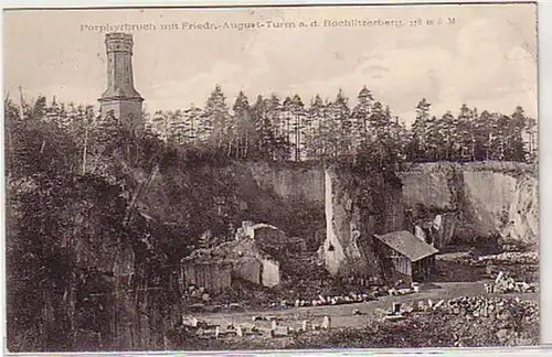 18254 Ak Porphyrbruch a.d. Rochlitzerberg 1909