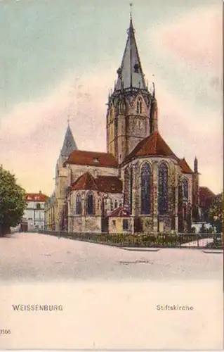 18256 Ak Weissenburg Stiftskirche um 1900