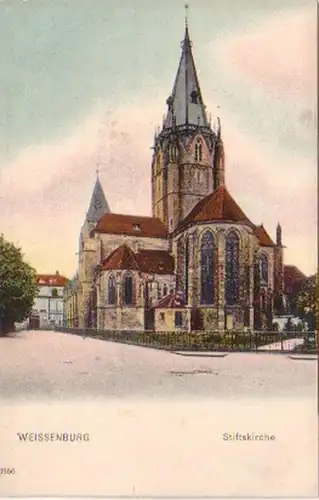 18256 Ak Weissenburg Stiftskirche vers 1900