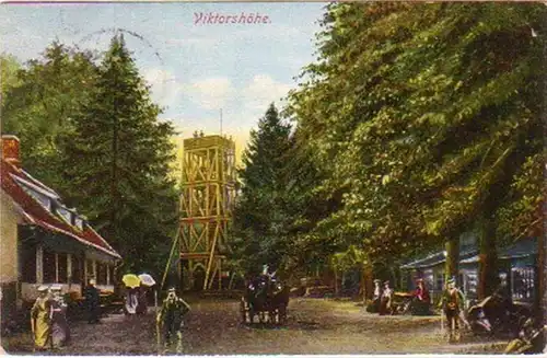 18222 Ak destination de sortie Viktorshöhe in Harz 1913