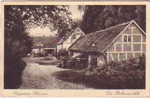 18208 Ak Ruppiner Schweiz die Boltenmühle 1930