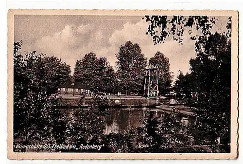 18202 Ak Königshütte O/ S. Freibad am "Redenberg" um1930