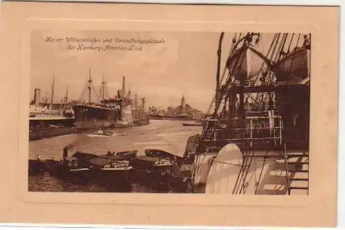 18189 Ak Kaiser Wilhelmhafen Hambourg vers 1940