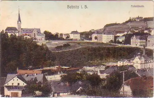 18163 Ak Sebnitz in Sachsen Finkenbaude 1910