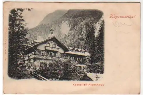 18157 Ak Kaprunerthal Kesselfall Alpenhaus vers 1910
