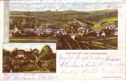 18129 Ak Buchfart vom Schlossberg Thüringen 1903