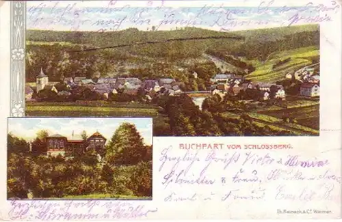 18129 Ak Bukkfart du Schlossberg Thuringe 1903
