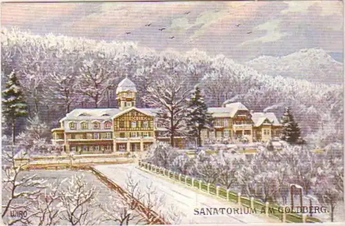 18100 Ak Bad Blankenburg Sanatorium am Goldberg vers 1910