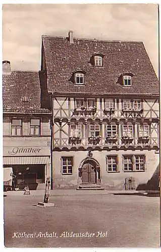 18097 Ak Köthen Anhalt Altdeutsche Hof 1959