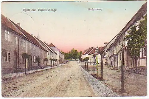 18071 Ak Salutation de Güntersberge Marktstrasse 1913