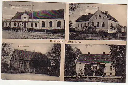 18067 Mehrbild Ak Gruss aus Steine a.O. 1914
