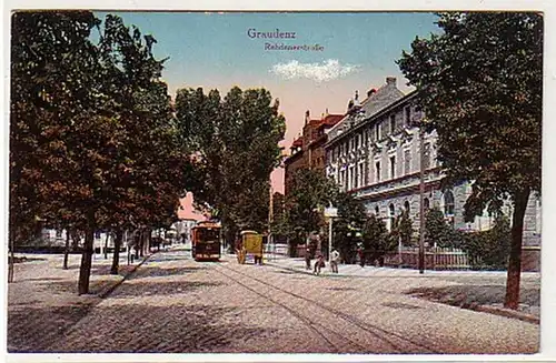 18060 Ak Graudenz Rehdenerstrasse um 1915