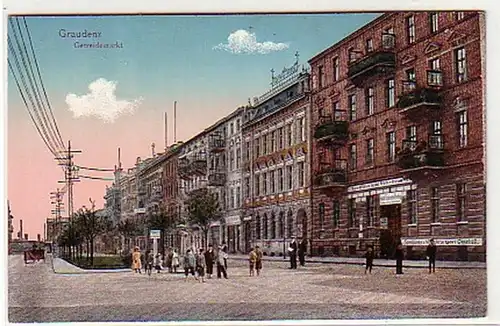 18056 Ak Graudenz marché des céréales vers 1915