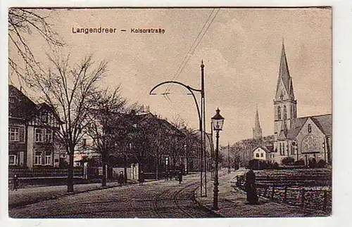 18042 Feldpost Ak Langendreer Kaiserstrasse 1916