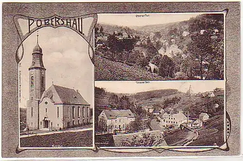 18029 Mehrbild Ak Pobershau Kirche usw. 1906