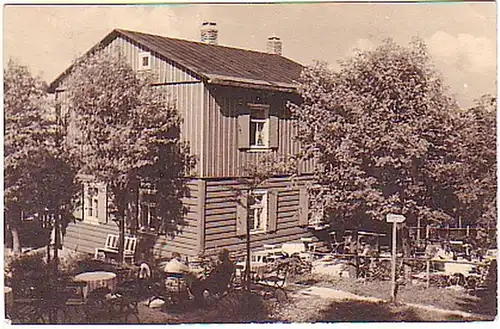 18023 Ak Forsthaus Sattelbach bei Oberhof 1963