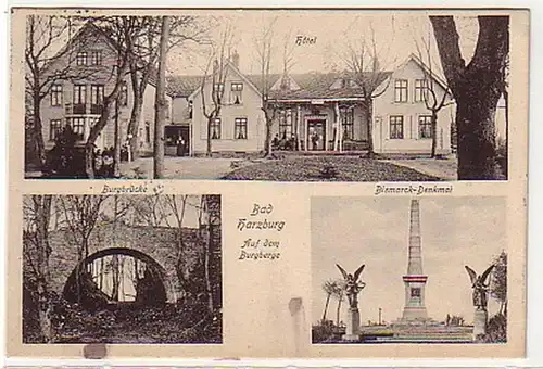 18016 Mehrbild Ak Bad Harzburg Hotel usw. 1911