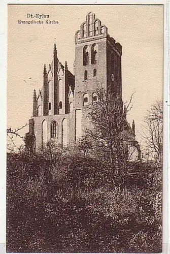 18000 Feldpost Ak Dt.Eylau Eglise évangélique 1914