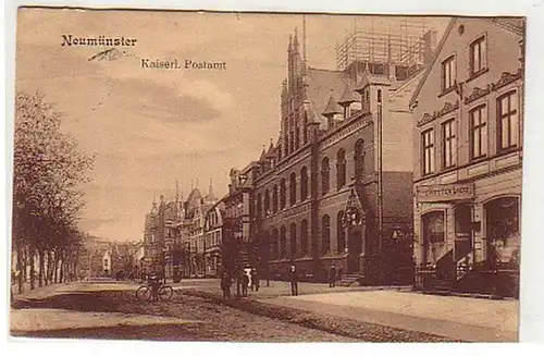 17971 Ak Neumünster Kaiserliches Postamt 1910