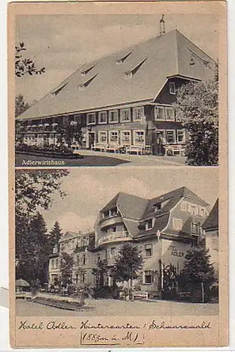 17962 Ak Herzarten Schwarzwald Hotel Adler vers 1930
