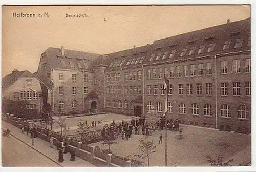 17950 Ak Heilbronn à l'école de barrage de Neckar vers 1920