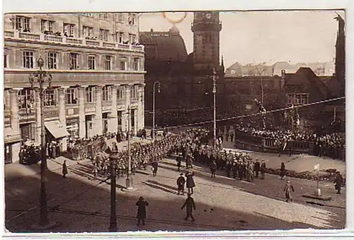 17934 Ak Cologne Envol militaire à la gare centrale 1919