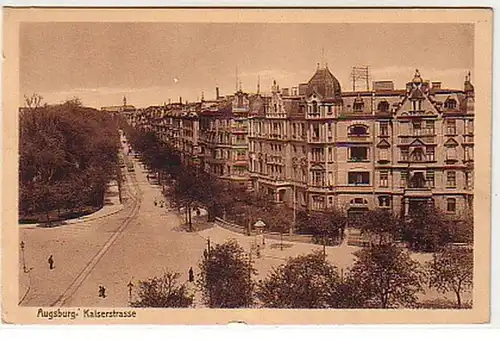 17933 Ak Augsburg Kaiserstrasse um 1930