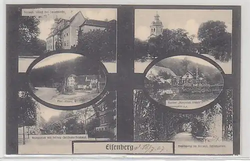 17922 Mehrbild Ak Eisenberg Sachsen-Altenburg 1907