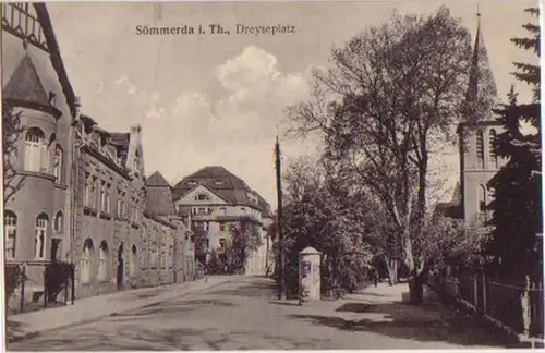 17913 Ak Sömmerda en Thuringe Dreyseplatz vers 1930