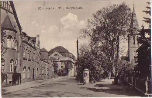 17913 Ak Sömmerda in Thüringen Dreyseplatz um 1930