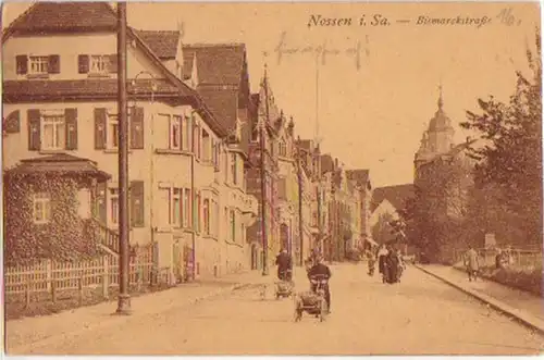 17881 Ak Nossen in Sachsen Bismarckstrasse 1926