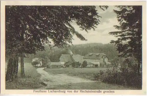 17843 Ak Forsthaus Luchsenburg von der Hochsteinstraße