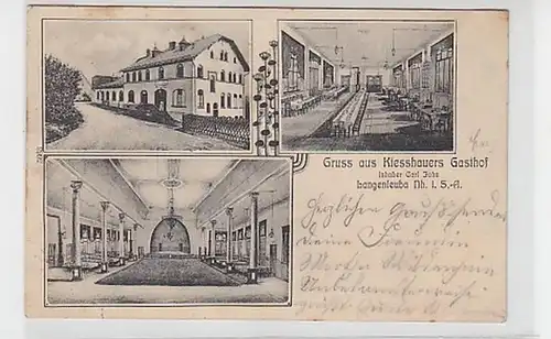 17838 Ak Langenleuba Niederhain in S.-A. Gasthof 1907