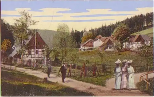 17837 Ak Partie aus Hirschsprung bei Altenberg um 1910