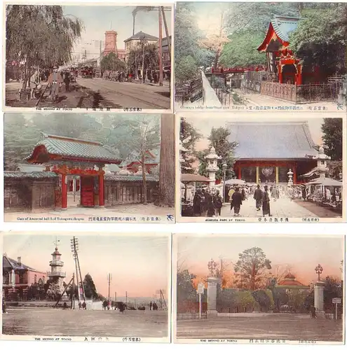 17822/6 Ak Tokyo Japon Vues de la ville vers 1910
