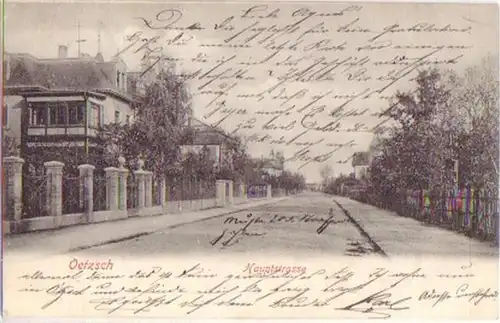 17819 Ak Oetzsch Hauptstrasse 1905