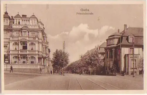 17804 Ak Gotha Thüringen Friedrichstrasse 1942