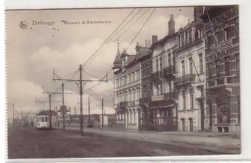 17803 Ak Zeebrugge Boulevard de Blankenberghe vers 1910