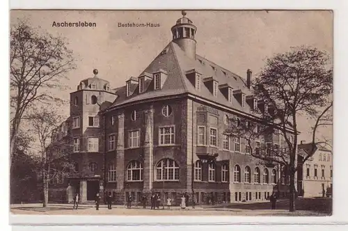 17758 Ak Aschersleben Bestehorn Haus 1926