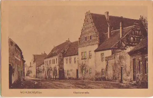 17750 Ak Mühlberg Elbe Klosterstrasse um 1930