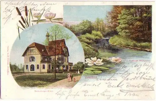 17721 Mehrbild Ak Zwenkau Rothenburger Erker 1906