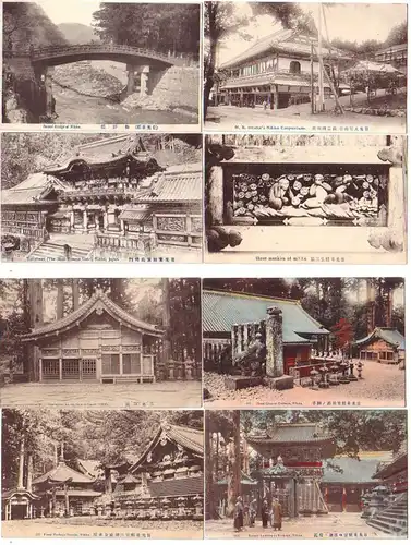17715/8 Ak Nikko Japan Tempelanlagen um 1910