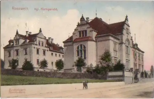 17712 Ak Rosswein königliches Amtsgericht 1912
