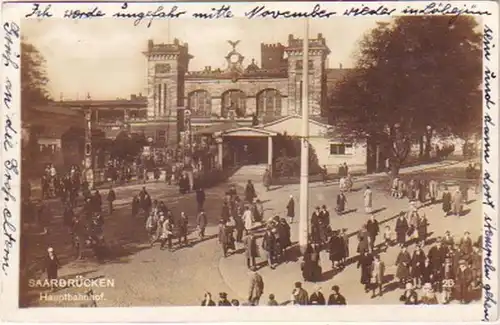 17687 Ak Sarrebruck gare centrale 1930
