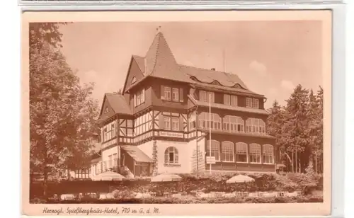 17685 Ak Spiessberghaus Hotel bei Friedrichroda 1941