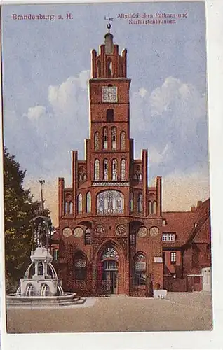 17666 Ak Brandenburg à la fontaine de Havel Kurfürsten