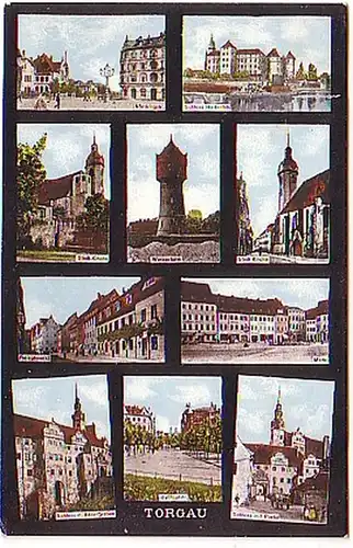 17657 Mehrbild Ak Torgau Fleischmarkt usw. um 1910