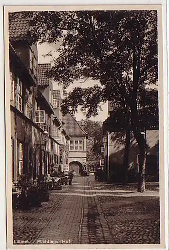 17655 Ak Lubeck réfugiés Cour 1934