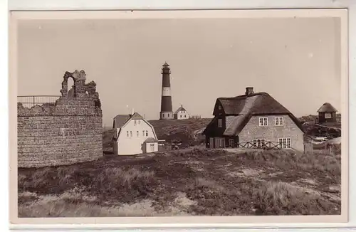 17652 Foto Ak Sylt Leuchtturm um 1920